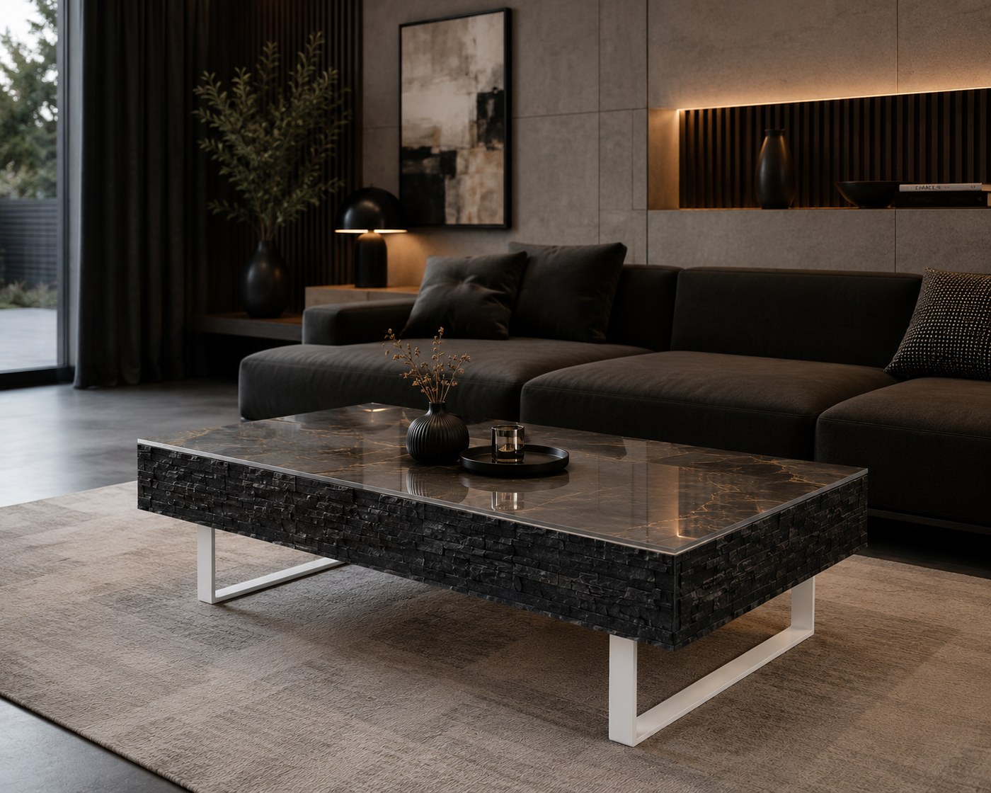 LUX Black Gold v interiéri